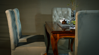 Heritage Saffron Dining Set - Side View