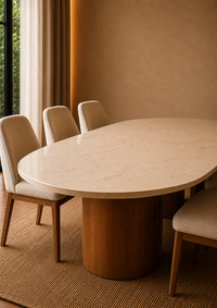 Solenne Marble Dining Table