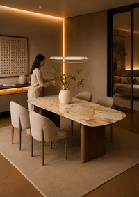 Aurelia Marble Dining Table
