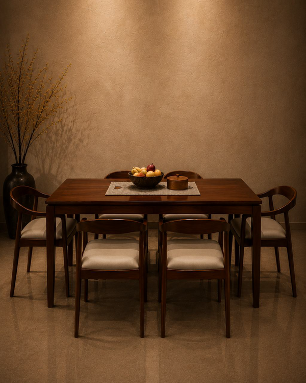 5 Ways to Style a Solid Wood Dining Table