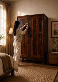 Velmora Wood Cabinet