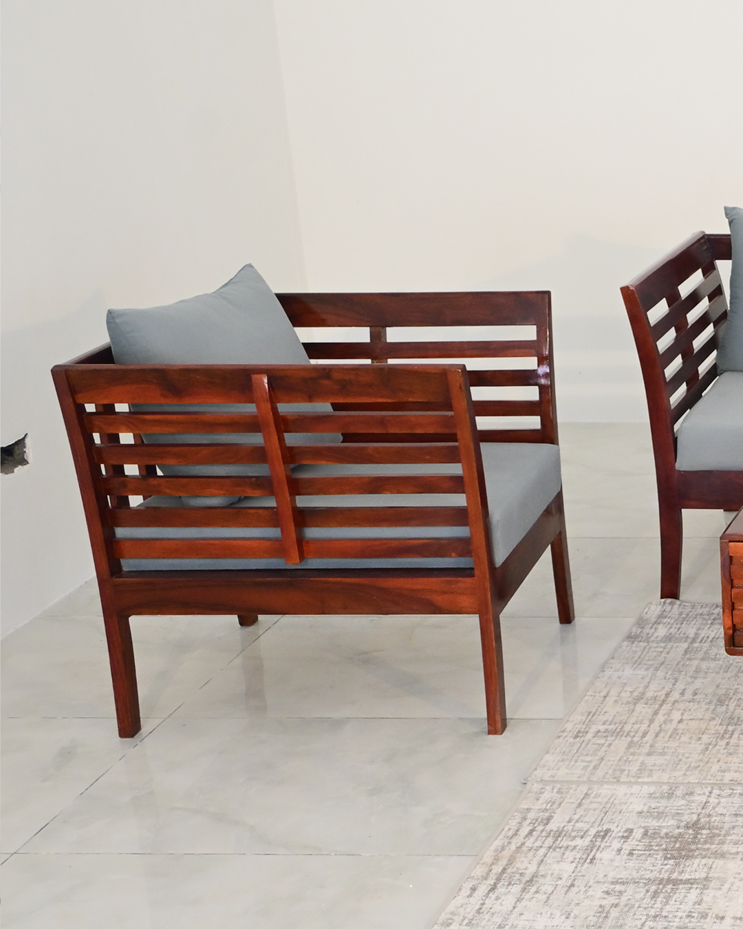 The Azure Slatted Suite