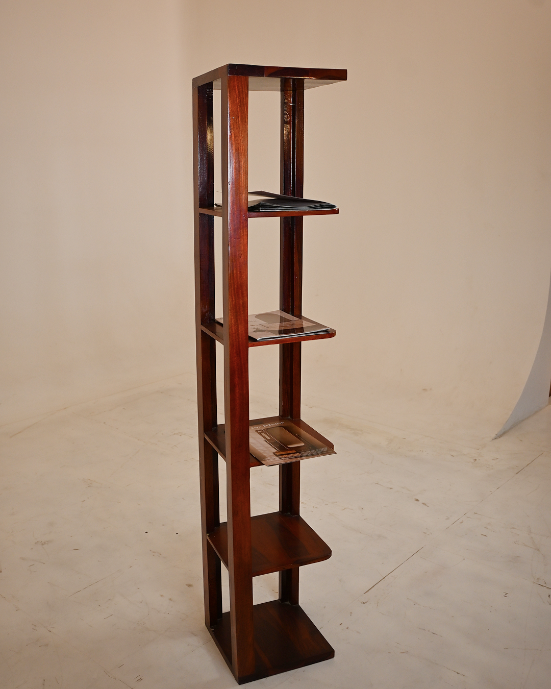 Elara Solid Wood Bookshelf