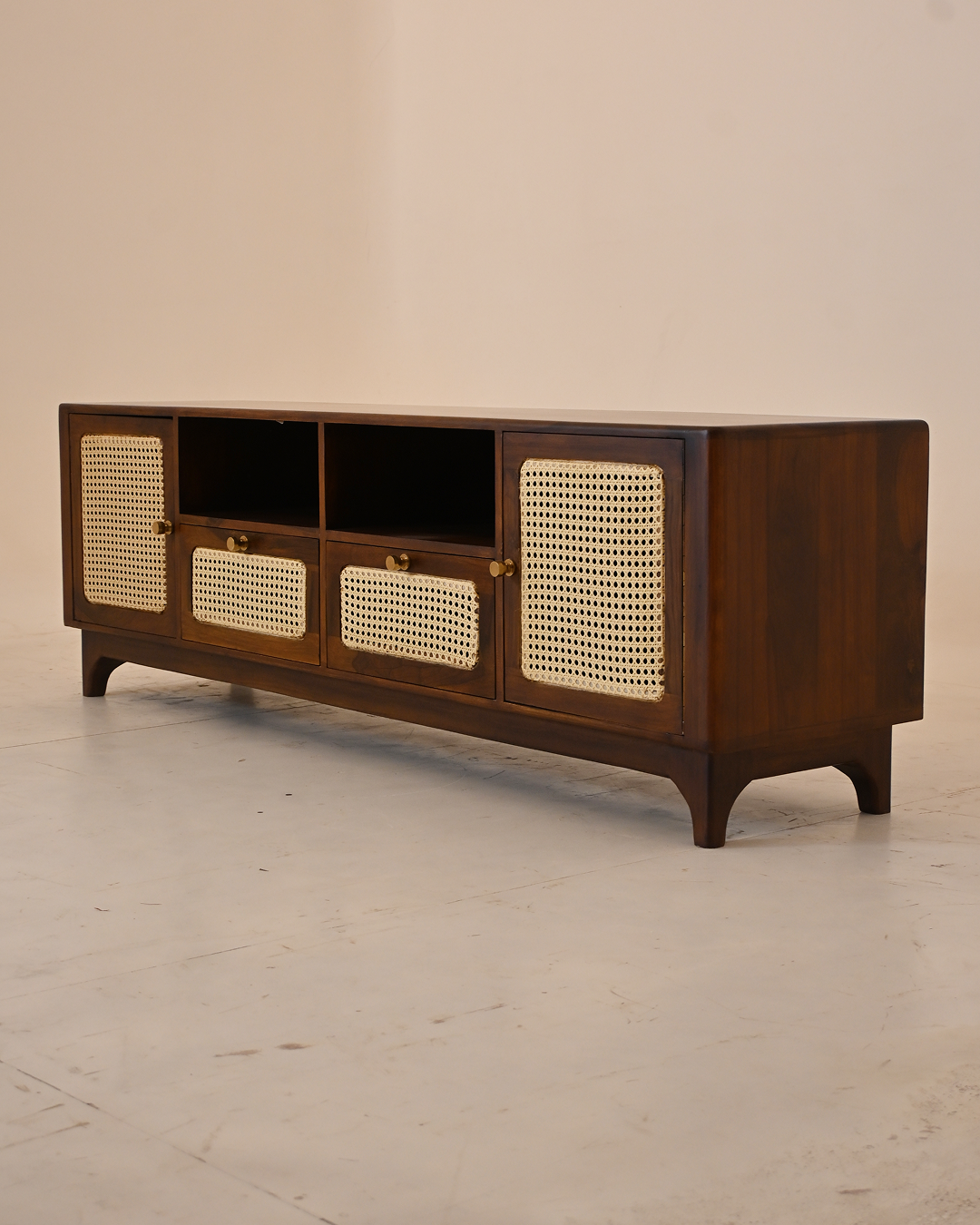 Verona Cane Luxe TV Unit