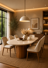 Solenne Marble Dining Table