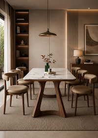Arcadia Marble Dining Table