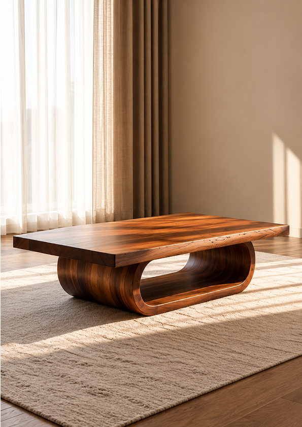 Walnut Flow Table